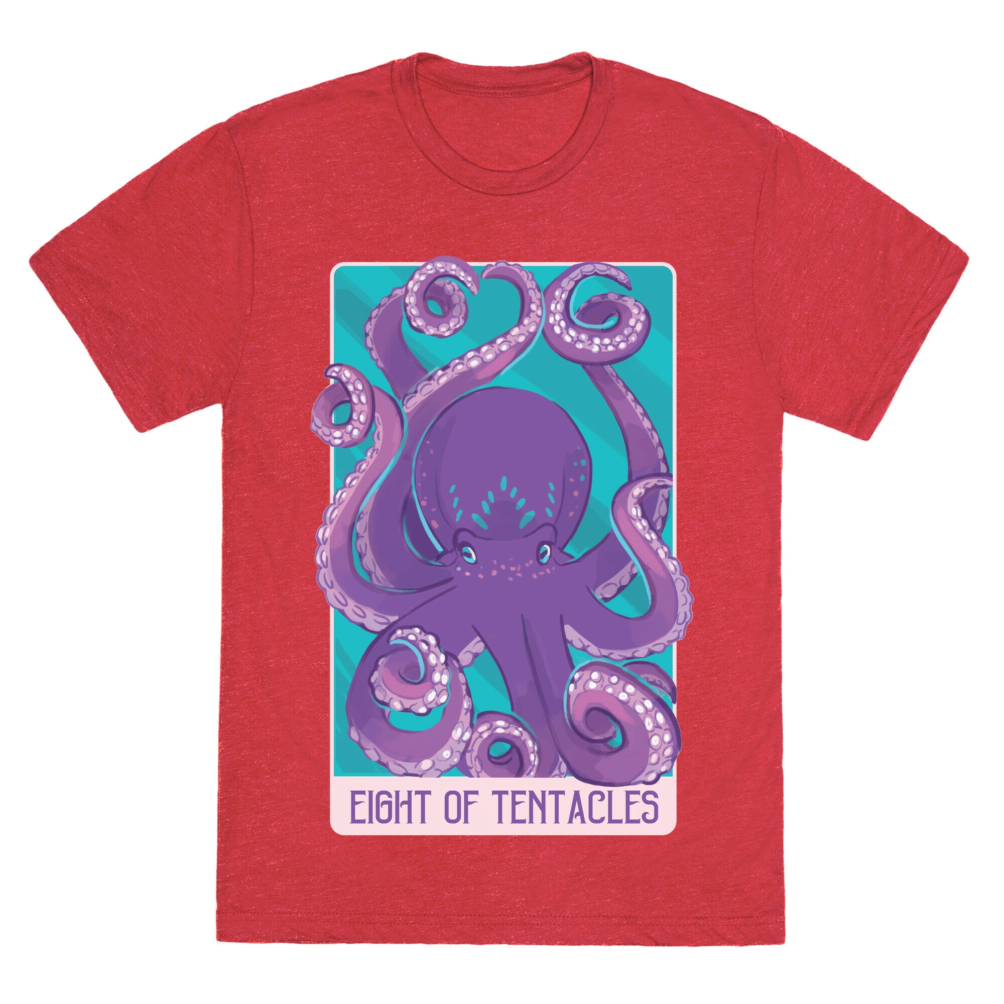 Eight of Tentacles  Unisex Triblend Tee